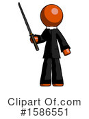 Orange Design Mascot Clipart #1586551 by Leo Blanchette