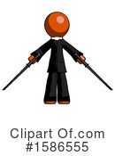 Orange Design Mascot Clipart #1586555 by Leo Blanchette