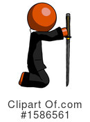 Orange Design Mascot Clipart #1586561 by Leo Blanchette