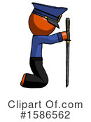 Orange Design Mascot Clipart #1586562 by Leo Blanchette