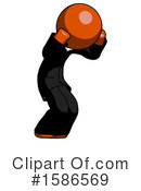 Orange Design Mascot Clipart #1586569 by Leo Blanchette