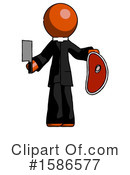 Orange Design Mascot Clipart #1586577 by Leo Blanchette