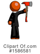 Orange Design Mascot Clipart #1586581 by Leo Blanchette