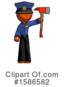 Orange Design Mascot Clipart #1586582 by Leo Blanchette