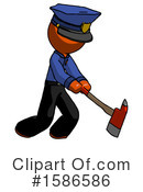 Orange Design Mascot Clipart #1586586 by Leo Blanchette
