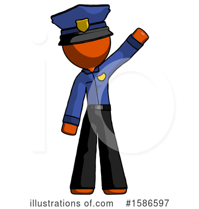 Royalty-Free (RF) Orange Design Mascot Clipart Illustration by Leo Blanchette - Stock Sample #1586597