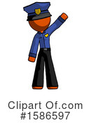 Orange Design Mascot Clipart #1586597 by Leo Blanchette