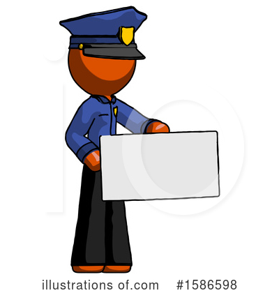 Royalty-Free (RF) Orange Design Mascot Clipart Illustration by Leo Blanchette - Stock Sample #1586598