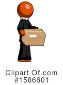 Orange Design Mascot Clipart #1586601 by Leo Blanchette