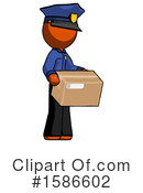 Orange Design Mascot Clipart #1586602 by Leo Blanchette