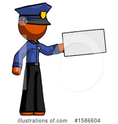 Royalty-Free (RF) Orange Design Mascot Clipart Illustration by Leo Blanchette - Stock Sample #1586604