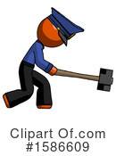 Orange Design Mascot Clipart #1586609 by Leo Blanchette
