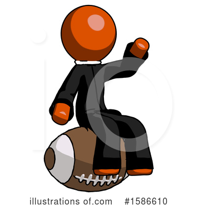 Royalty-Free (RF) Orange Design Mascot Clipart Illustration by Leo Blanchette - Stock Sample #1586610