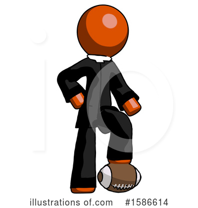Royalty-Free (RF) Orange Design Mascot Clipart Illustration by Leo Blanchette - Stock Sample #1586614
