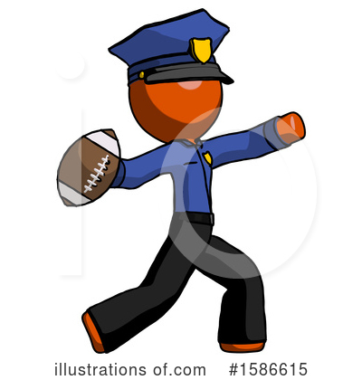 Royalty-Free (RF) Orange Design Mascot Clipart Illustration by Leo Blanchette - Stock Sample #1586615
