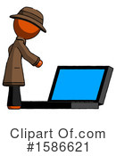 Orange Design Mascot Clipart #1586621 by Leo Blanchette