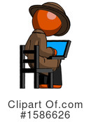 Orange Design Mascot Clipart #1586626 by Leo Blanchette