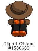 Orange Design Mascot Clipart #1586633 by Leo Blanchette