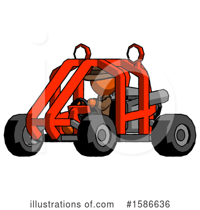 Royalty-Free (RF) Orange Design Mascot Clipart Illustration by Leo Blanchette - Stock Sample #1586636
