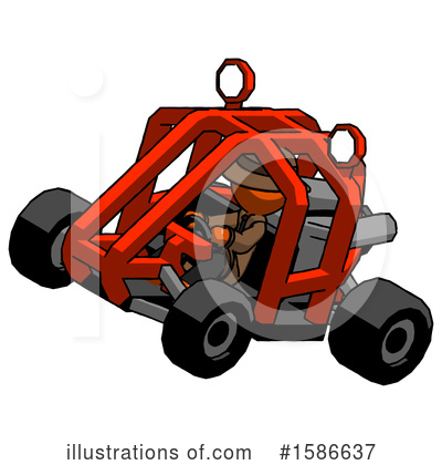 Royalty-Free (RF) Orange Design Mascot Clipart Illustration by Leo Blanchette - Stock Sample #1586637
