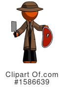 Orange Design Mascot Clipart #1586639 by Leo Blanchette