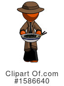Orange Design Mascot Clipart #1586640 by Leo Blanchette