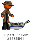 Orange Design Mascot Clipart #1586641 by Leo Blanchette