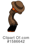 Orange Design Mascot Clipart #1586642 by Leo Blanchette