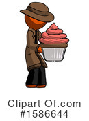 Orange Design Mascot Clipart #1586644 by Leo Blanchette