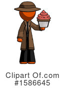 Orange Design Mascot Clipart #1586645 by Leo Blanchette