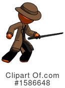 Orange Design Mascot Clipart #1586648 by Leo Blanchette