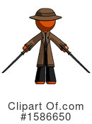 Orange Design Mascot Clipart #1586650 by Leo Blanchette