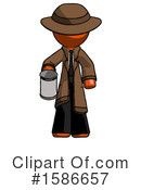Orange Design Mascot Clipart #1586657 by Leo Blanchette
