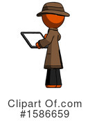 Orange Design Mascot Clipart #1586659 by Leo Blanchette