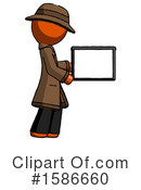 Orange Design Mascot Clipart #1586660 by Leo Blanchette