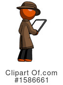 Orange Design Mascot Clipart #1586661 by Leo Blanchette