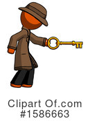 Orange Design Mascot Clipart #1586663 by Leo Blanchette