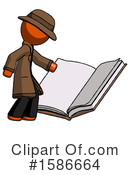 Orange Design Mascot Clipart #1586664 by Leo Blanchette