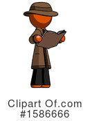 Orange Design Mascot Clipart #1586666 by Leo Blanchette