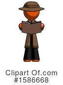 Orange Design Mascot Clipart #1586668 by Leo Blanchette
