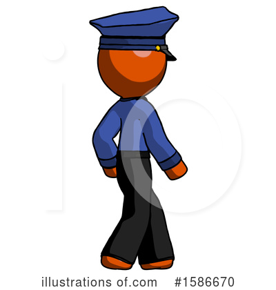 Royalty-Free (RF) Orange Design Mascot Clipart Illustration by Leo Blanchette - Stock Sample #1586670