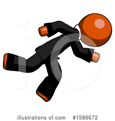 Royalty-Free (RF) Orange Design Mascot Clipart Illustration by Leo Blanchette - Stock Sample #1586672