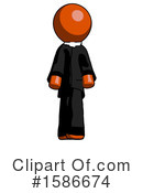 Orange Design Mascot Clipart #1586674 by Leo Blanchette