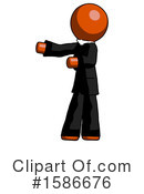 Orange Design Mascot Clipart #1586676 by Leo Blanchette