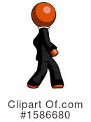 Orange Design Mascot Clipart #1586680 by Leo Blanchette
