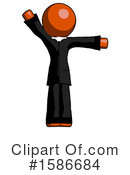 Orange Design Mascot Clipart #1586684 by Leo Blanchette