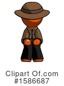 Orange Design Mascot Clipart #1586687 by Leo Blanchette