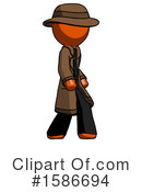 Orange Design Mascot Clipart #1586694 by Leo Blanchette
