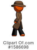 Orange Design Mascot Clipart #1586698 by Leo Blanchette