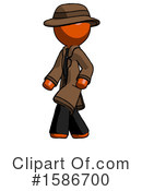 Orange Design Mascot Clipart #1586700 by Leo Blanchette